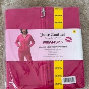 Juicy Couture Fuchsia Velour Hoodie